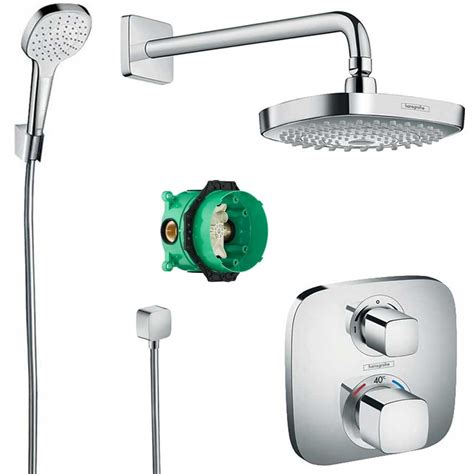 Hansgrohe Design Chrome Shower Set Croma Select E / Ecostat E ...