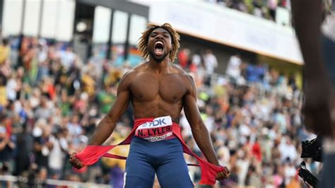 Noah Lyles sets American record to win the 200m World Championships ...