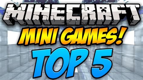 Top 5 Minecraft Mini Games - YouTube