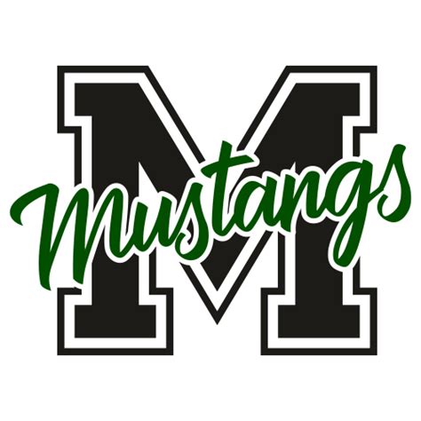 Mustang High School Mascot SVG | Mustang Public School Mascot vector File