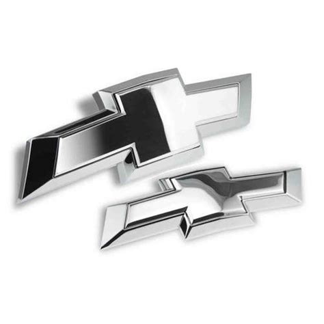 Chevy Bowtie Front/Rear Emblem Insert - Polished Bowtie grille emblem ...