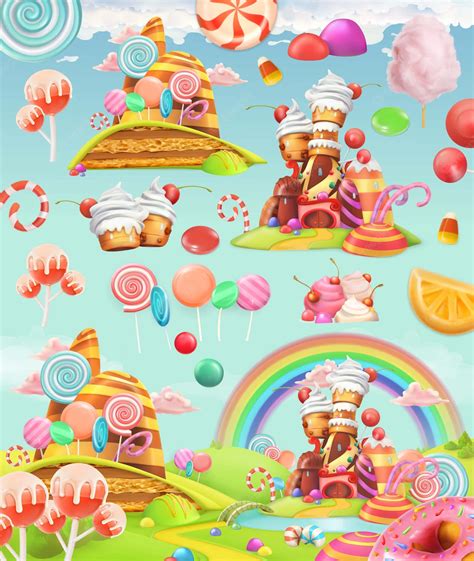 Download Enjoy a Sweet Adventure in Candy Land! Wallpaper | Wallpapers.com