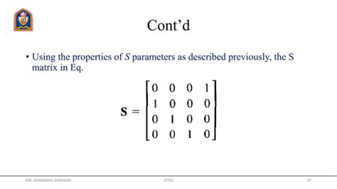 Directional couplers 22 | PPT