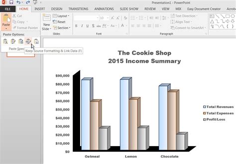 Link Data in Excel, Word, and PowerPoint With Paste Link