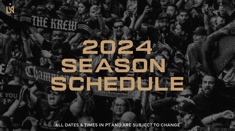 Seven Things To Know About LAFC’s 2024 Schedule | Los Angeles Football Club