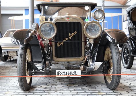 Hispano-Suiza 16HP T30. Red cabriolet * All PYRENEES · France, Spain ...