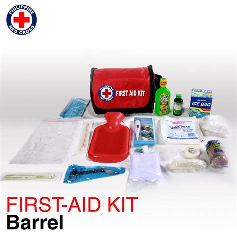 Philippine Red Cross First Aid Kit Barrel | Shopee Philippines