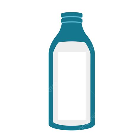 Glass Milk Bottle Clipart Transparent PNG Hd, Simple Milk Bottle, Milk ...