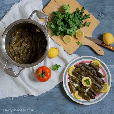 Lebanese stuffed grape leaves – Vegan | Recipe | Stuffed grape leaves ...