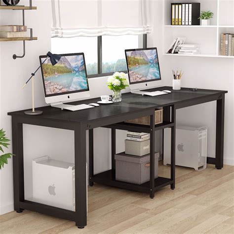 Tribesigns 78’’ Computer Desk, Extra Large Two Person Office Desk with ...