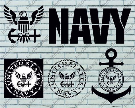 US Navy Logo Svg US Navy Emblem Svg Navy for Cricut USN | Etsy UK