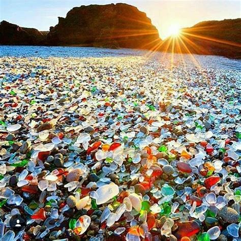 Glass Beach, Fort Bragg, California, USA : r/pics