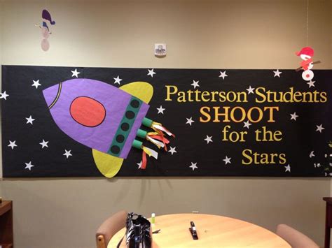 Shoot For The Stars Bulletin Board Idea | Preschool bulletin boards ...