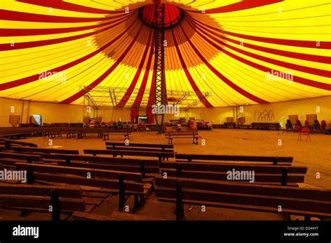 Circus tent interior hi-res stock photography and images - Alamy