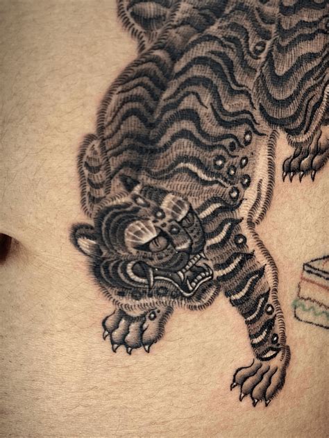 Aggregate 73+ traditional korean tiger tattoo best - in.coedo.com.vn