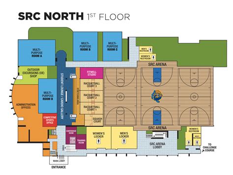 Student Rec Center Map | Recreation