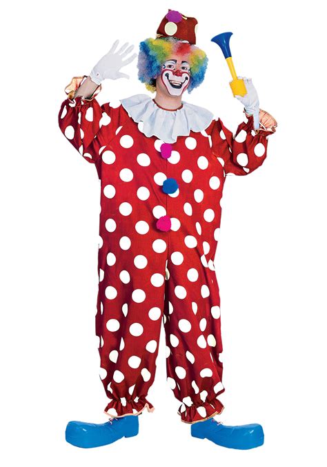 Adult Dotted Clown Costume - Funny Adult Clown Costumes