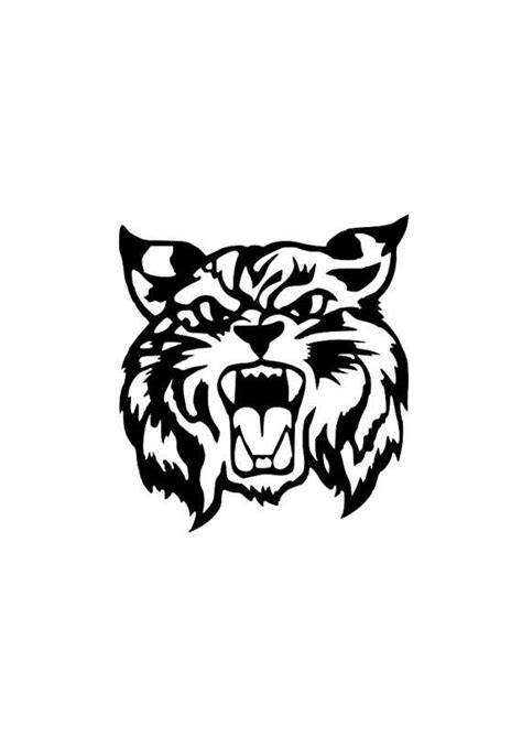 Wildcat Head Digital SVG File - Etsy