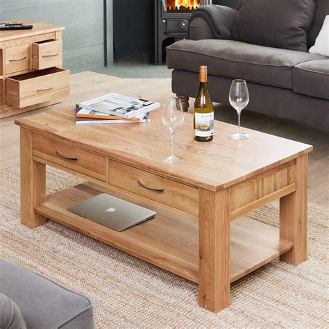 This coffee table exudes warmth and adds a focal point to your living ...