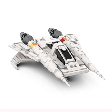 WANZPITS MOC- 48610 Buck Rogers Space Starfighter Ship Model Building ...