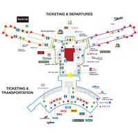 Jacksonville Airport Terminal Map - Draw A Topographic Map