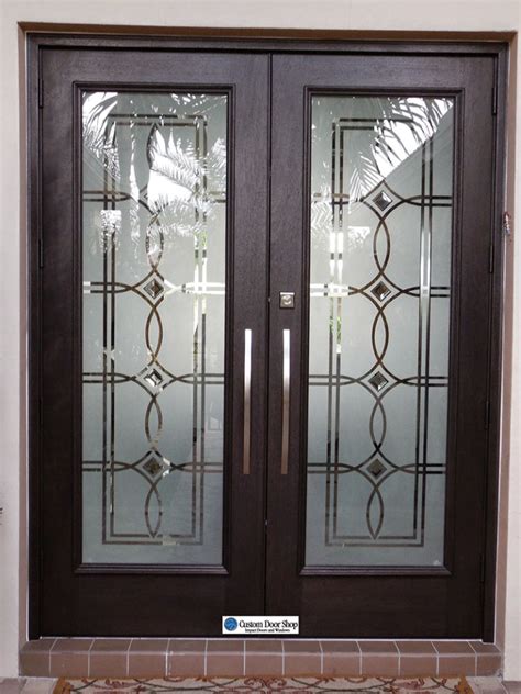 Custom Door Shop | Etched Glass Doors