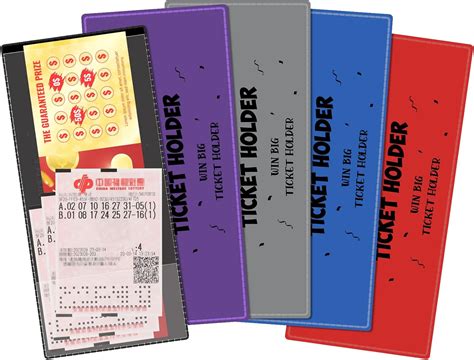 Amazon.com : Geosar 5 Pcs Lottery Ticket Holders 4.3 x 9.45 Inches ...