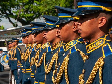 Philippine Air Force airmen dressed in formal uniform - PICRYL - Public ...