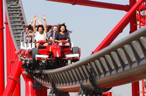 Formula Rossa Roller Coaster (Abu Dhabi, UAE)