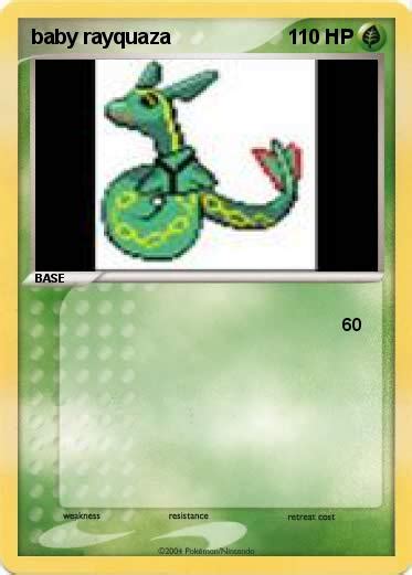 Pokémon baby rayquaza - My Pokemon Card