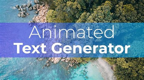 Free Animated Text Generator | Animate Online | Renderforest