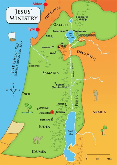 Map Of Jesus Time Jesus Time Map Israel | Images and Photos finder