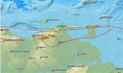 Venezuela earthquake map LATEST: Where did HUGE aftershock hit ...