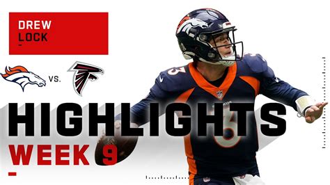 Drew Lock Highlights vs. Falcons | NFL 2020 - YouTube