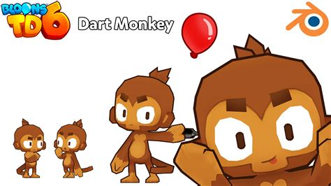 [DL] Dart Monkey (BTD6) by MythicSpeed on DeviantArt