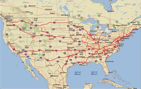 Interstate Map Of United States – Verjaardag Vrouw 2020