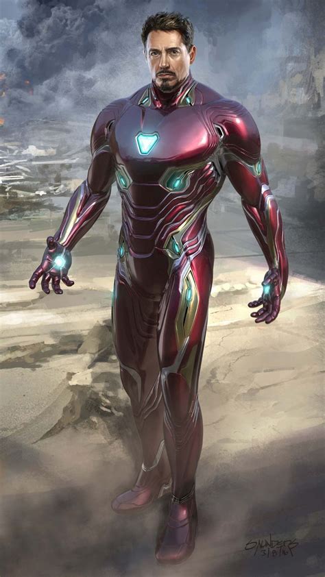 Nano Tech Suit Tony Stark iPhone Wallpaper | Iron man avengers, Marvel ...