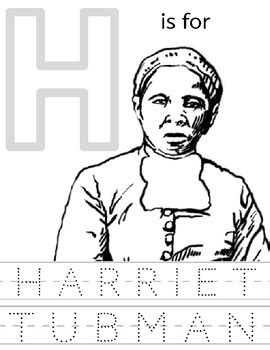 Harriet Tubman Free Coloring Pages