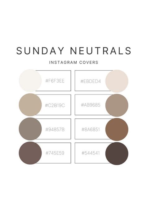 Neutral Hex Codes | Hex color palette, Hex color codes, Color schemes ...