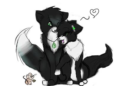 a cute couple by wolf-drawer-kayla on DeviantArt