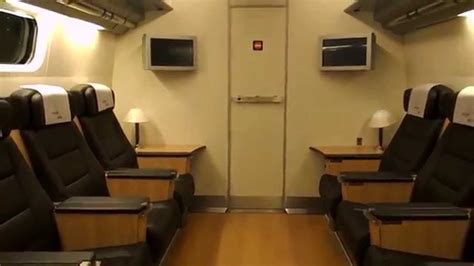 Renfe AVE - Interior de serie 100 en Turista Plus / Preferente - YouTube