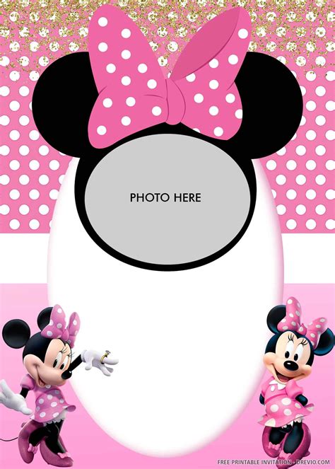 Cool (FREE PRINTABLE) – Minnie Mouse’s Pink Bandana Birthday Invitation ...