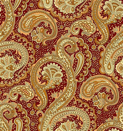 Seamless Traditional Indian Paisley Pattern — Stock Photo © malkani ...