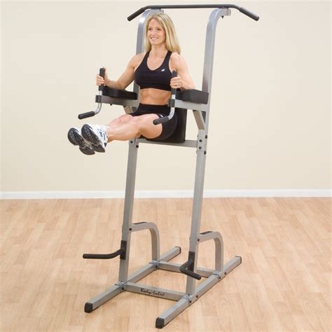 Body-Solid Vertical Knee Raise Machine - with Lat Pull-Up / Chin-Up ...