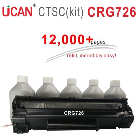 12000 pages Super Durable Toner Cartridges kit CRG 726 CRG726 ...