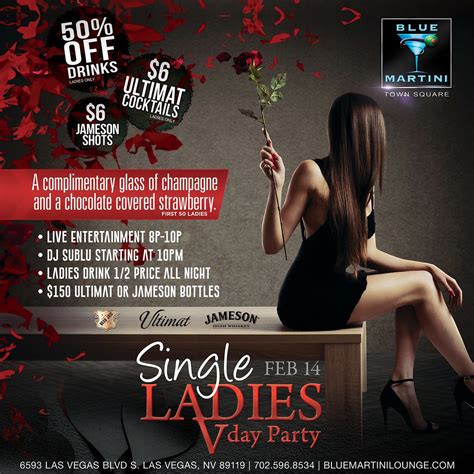 Blue Martini Las Vegas - Singles Ladies Night Valentine's … | Flickr