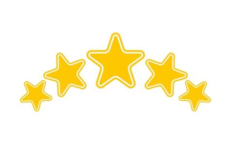 Premium Vector | Five stars gold isolated icon Vector illustration ...