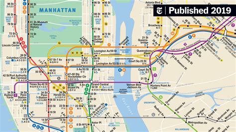 The New York City Subway Map as You’ve Never Seen It Before - The New ...