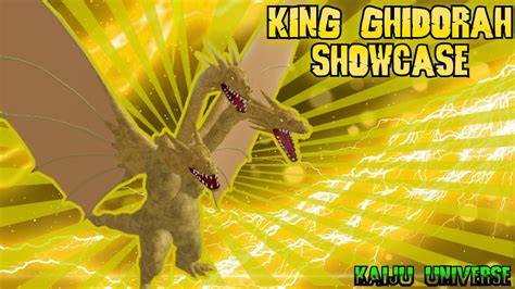 Kaiju Universe Roblox - King Ghidorah Showcase - YouTube