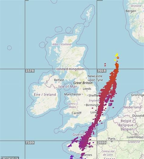 UK weather: Thunderstorms bring a month's worth of rain in less than ...